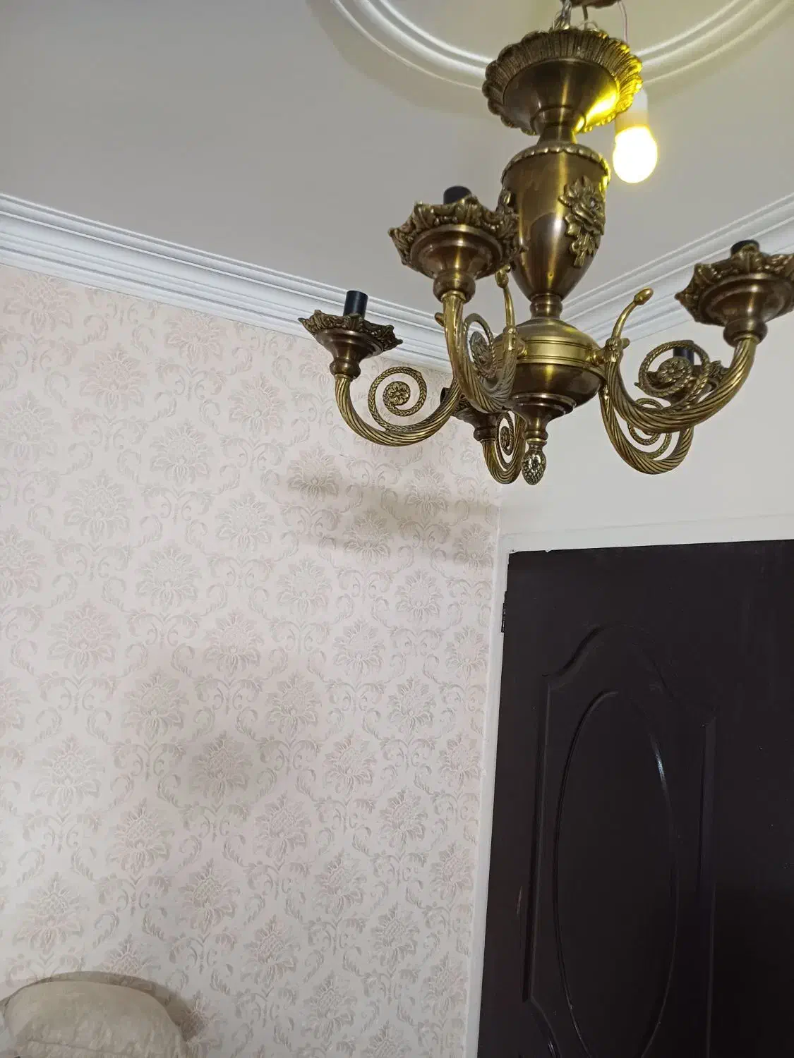 لوستر۵شاخه برنز|لوستر و چراغ آویز|تهران, نظامآباد|دیوار