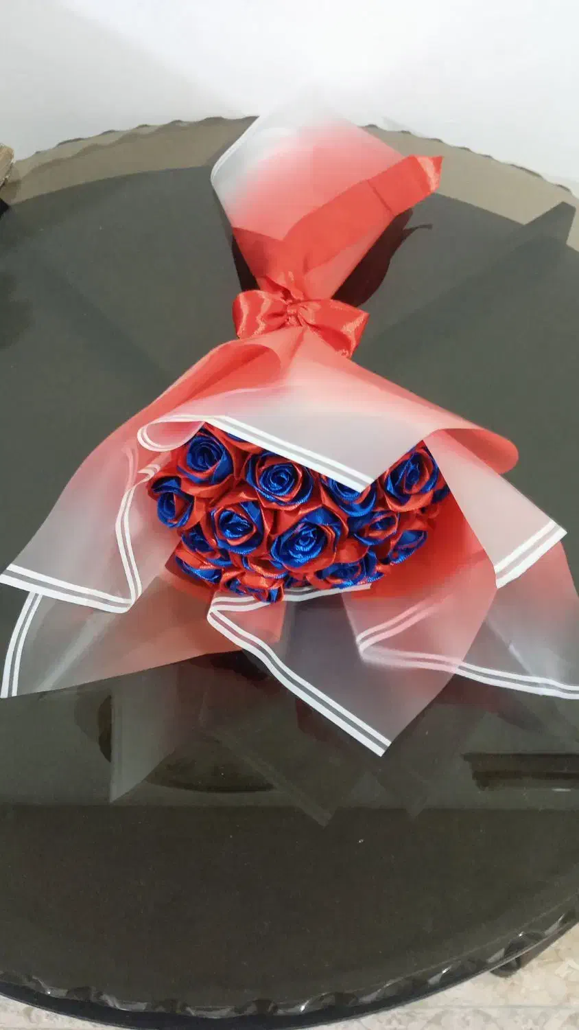 گل روبانی|گل مصنوعی|کرج, حصارک پایین|دیوار