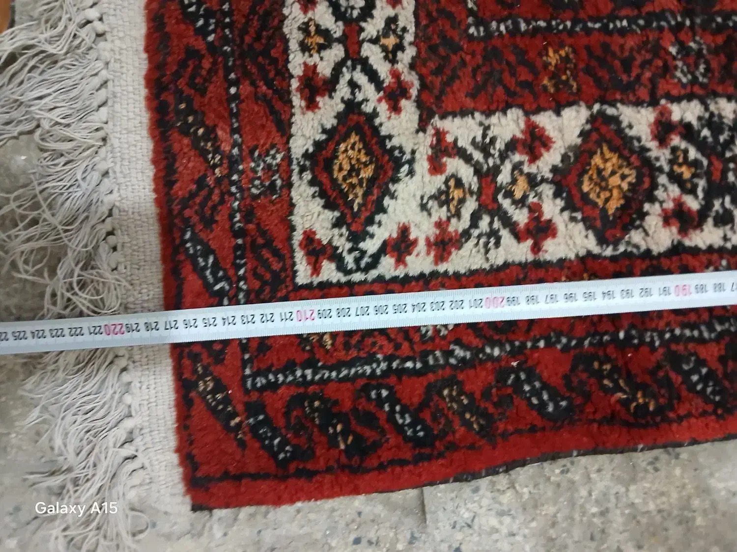 قالیچه دست باف عتیقه سالم در۲۲۰×۱۲۰ متر|فرش|تهران, فرحزاد|دیوار