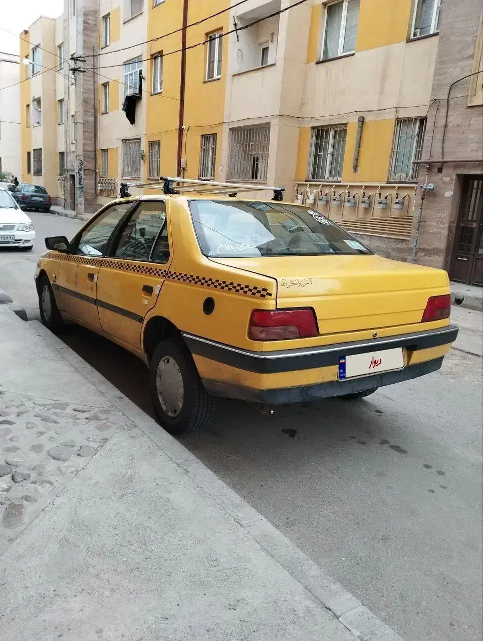 پژو 405تاکسی مدل۹۶ (پژو تاکسی)با خط کد ۱|خودرو سواری و وانت|کرج, ساسانی (قلمستان)|دیوار