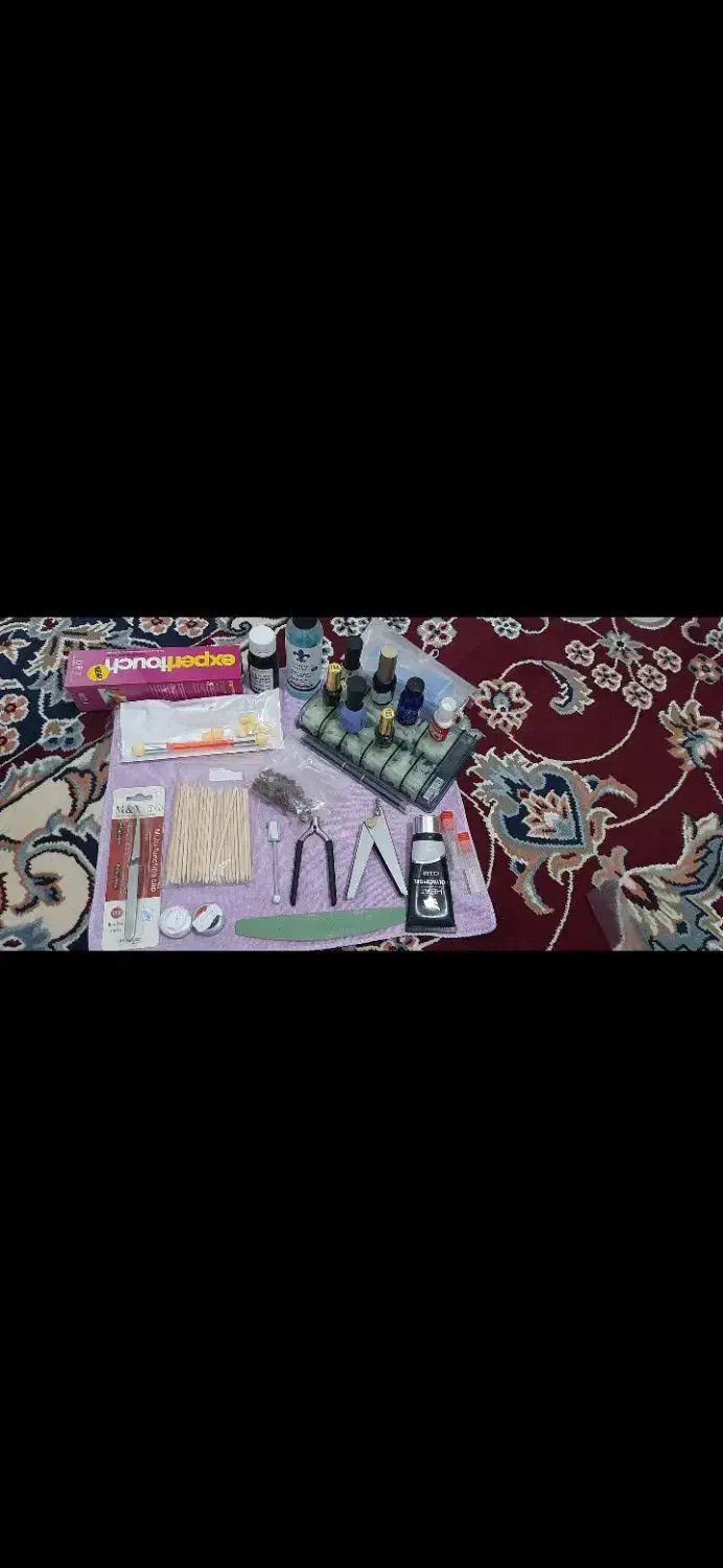 وسایل کاشت ناخن|آرایشی، بهداشتی، درمانی|خرمآباد, |دیوار