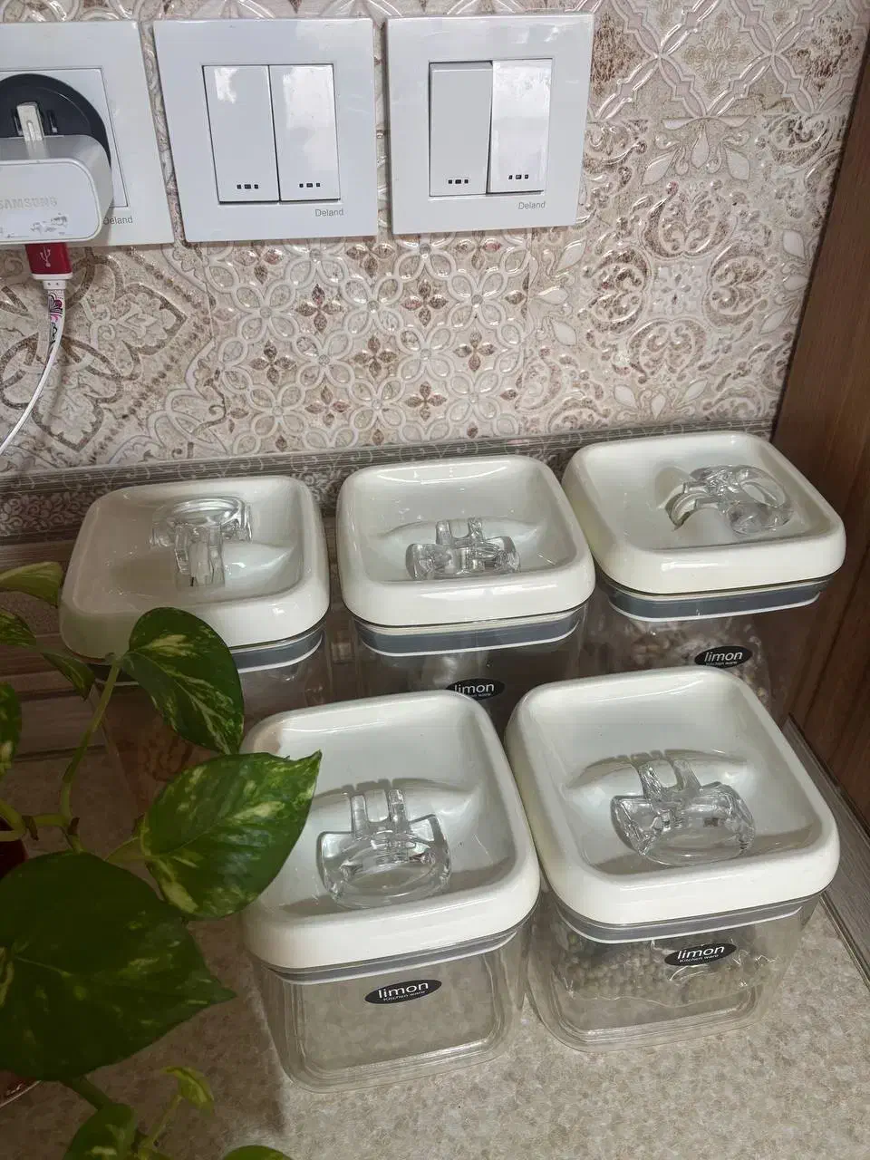 ظروف حبوبات لیمون|آب‌چکان و نظم‌دهنده ظروف|خرم‌آباد (تنکابن), |دیوار