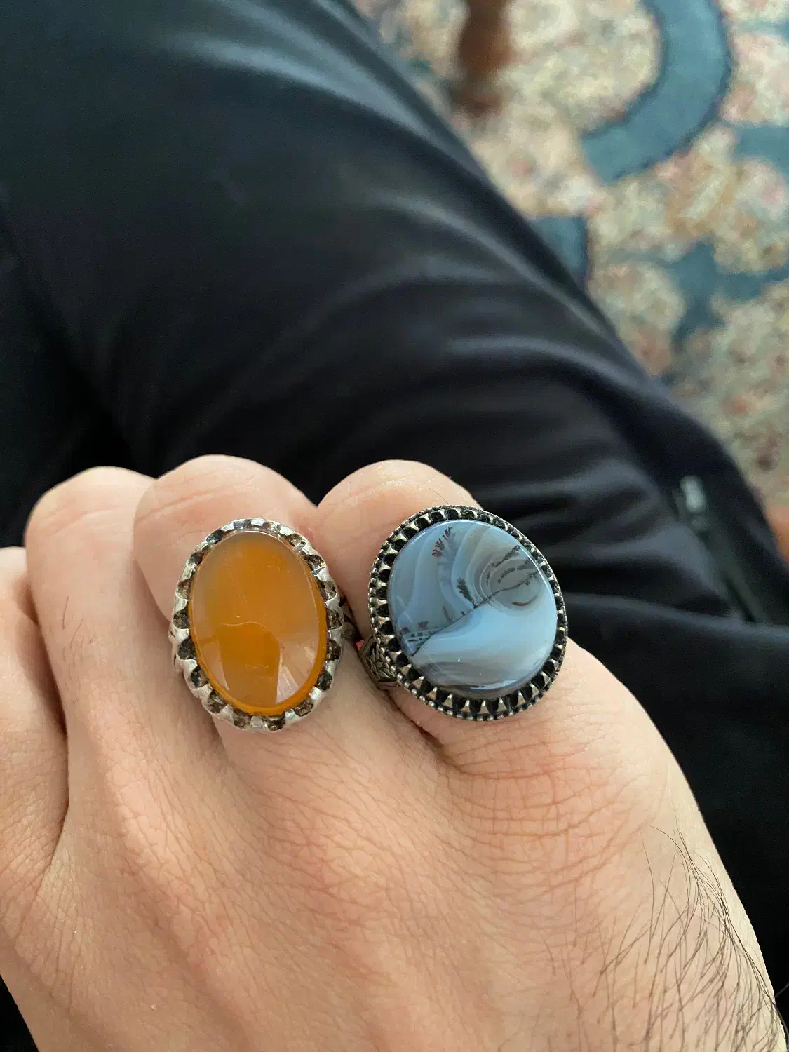 انگشتر عقیق و شجر|جواهرات|اردکان, |دیوار