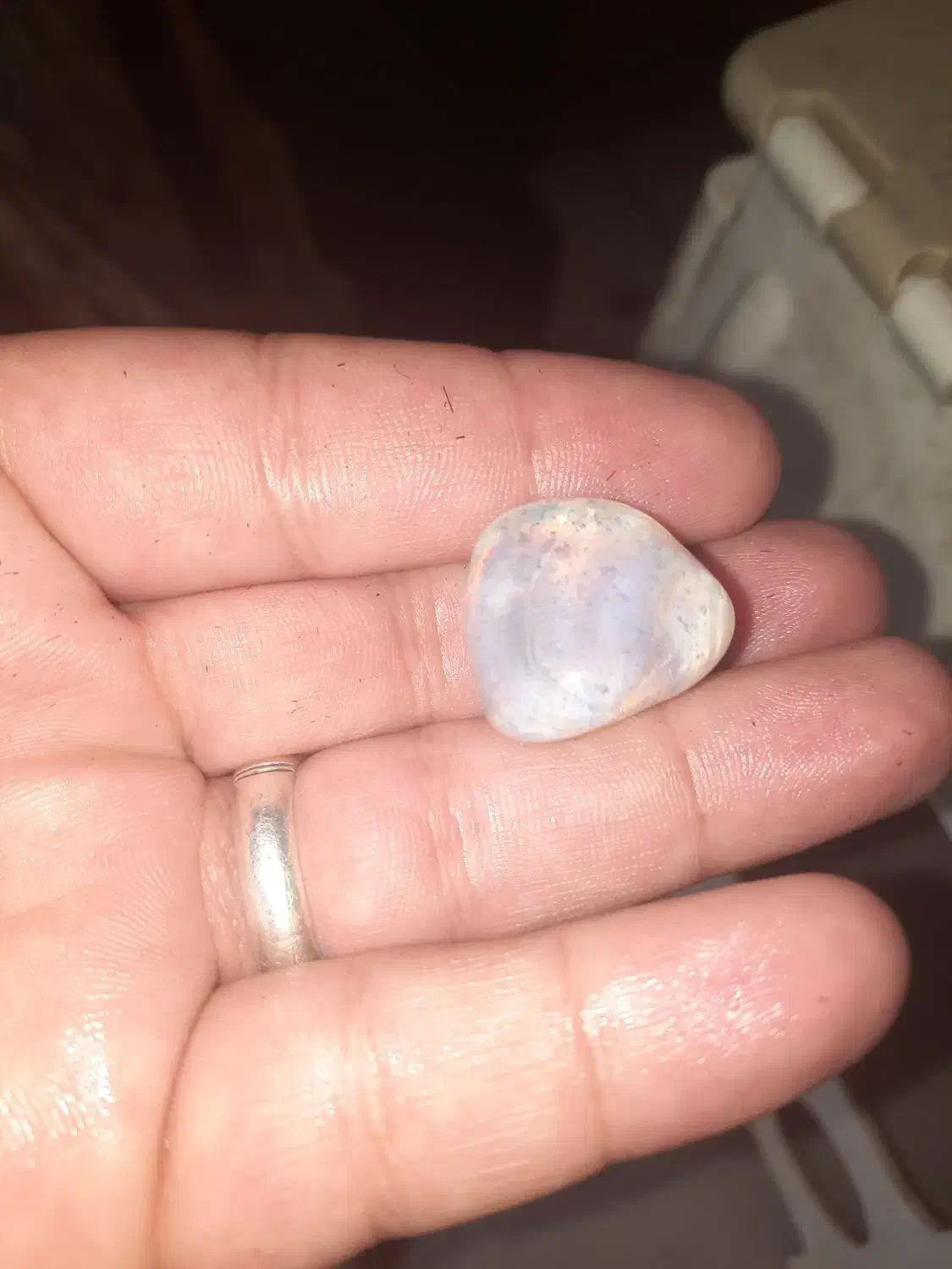 اوپال ژله ای خام واسه انگشتر نقره خوبه ۱۴.۲ گرمه|جواهرات|اردبیل, |دیوار