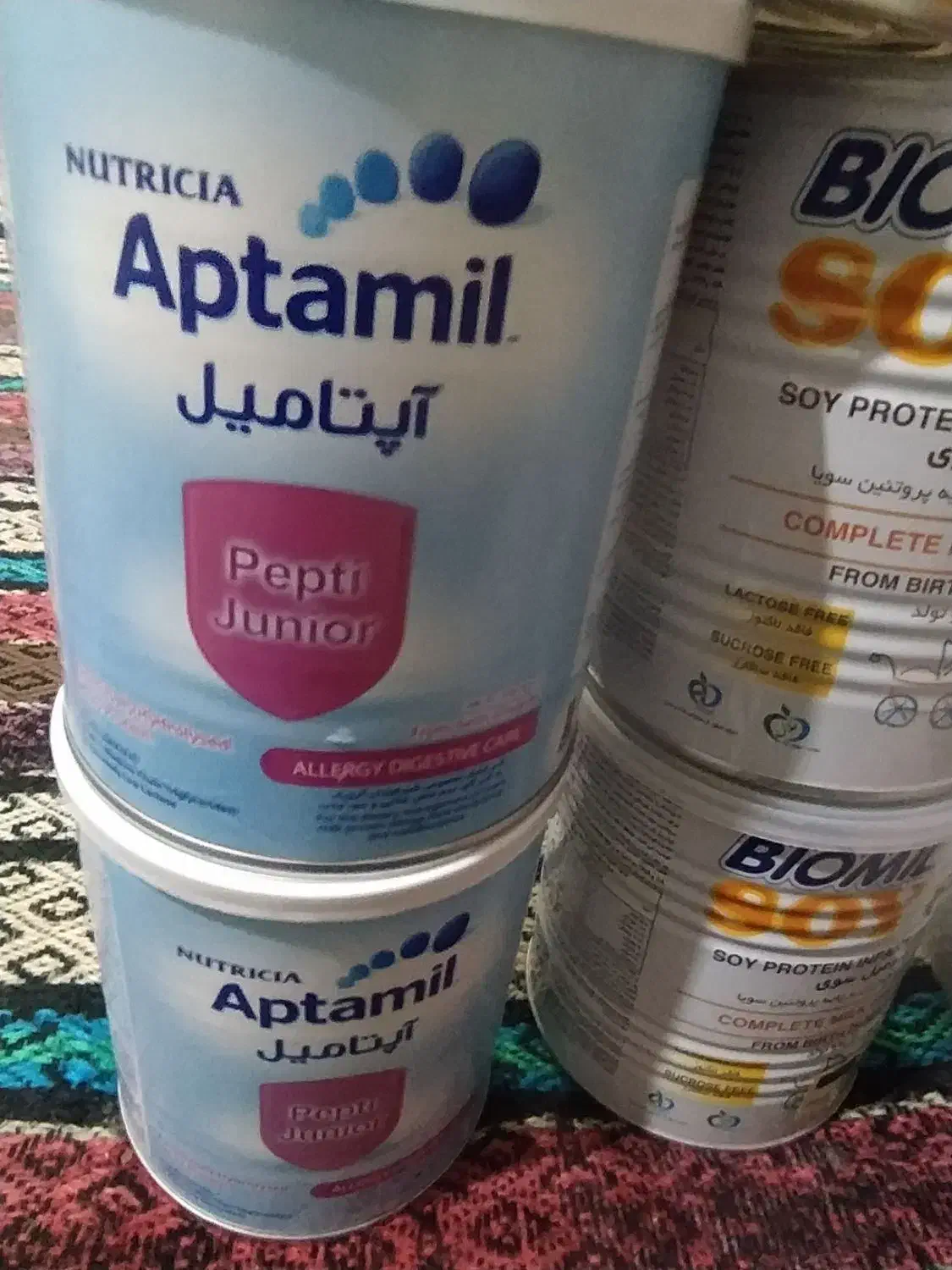 قوطی خالی شیرخشک|ظروف نگهدارنده، پلاستیکی، یک‌بارمصرف|الشتر, |دیوار