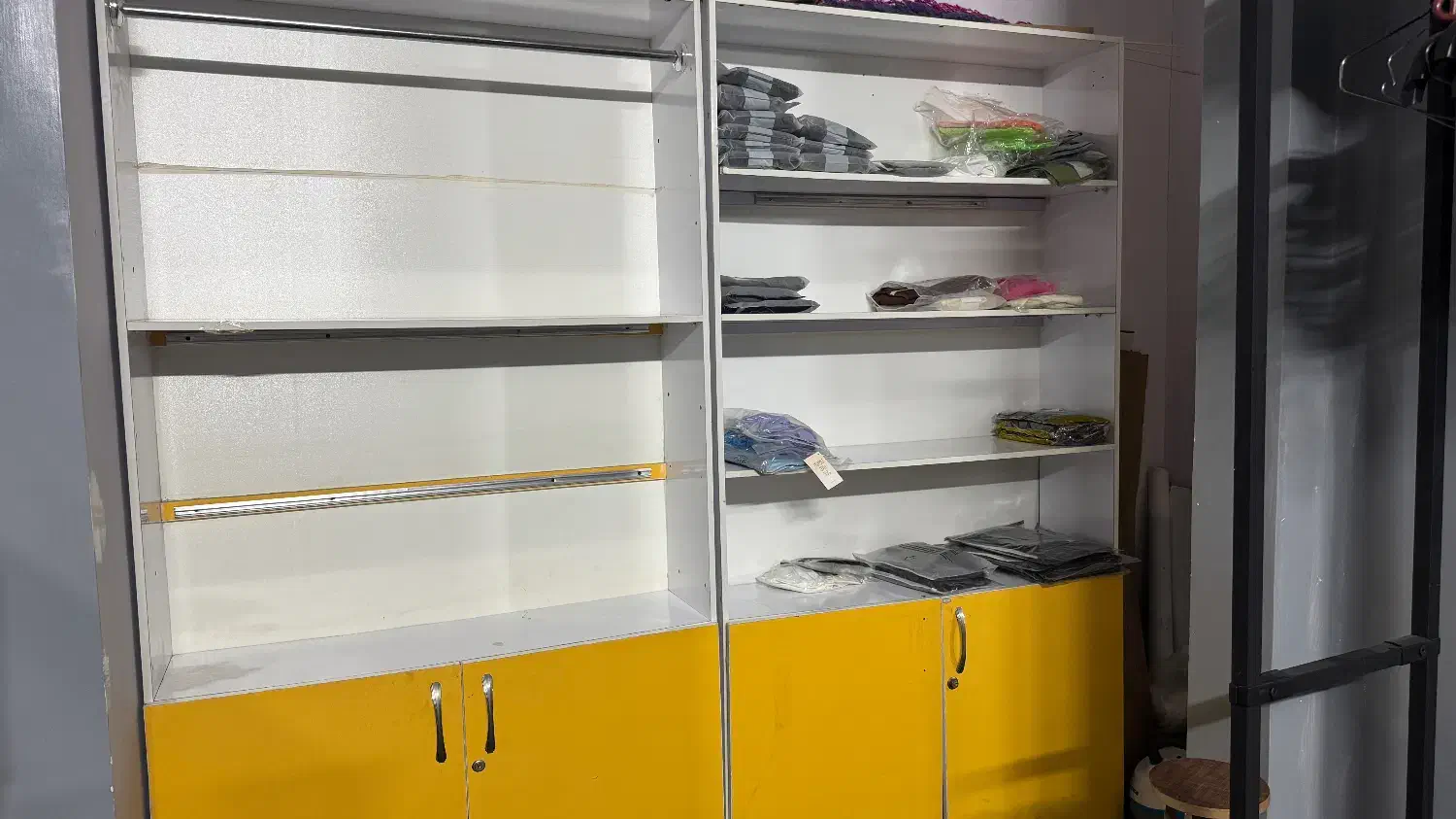 قفسه ام دی اف مناسب لباس|کتابخانه، شلف، قفسه‌های دیواری|ساوه, |دیوار