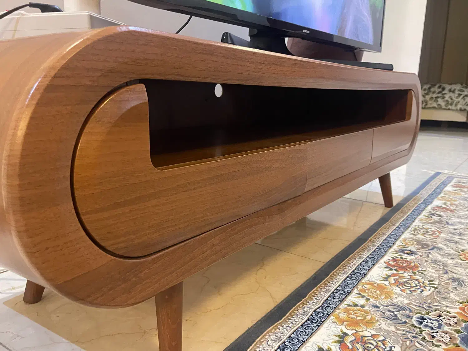 میز تلویزیون چوبی کلاسیک و مدرن|میز تلویزیون|بابل, |دیوار