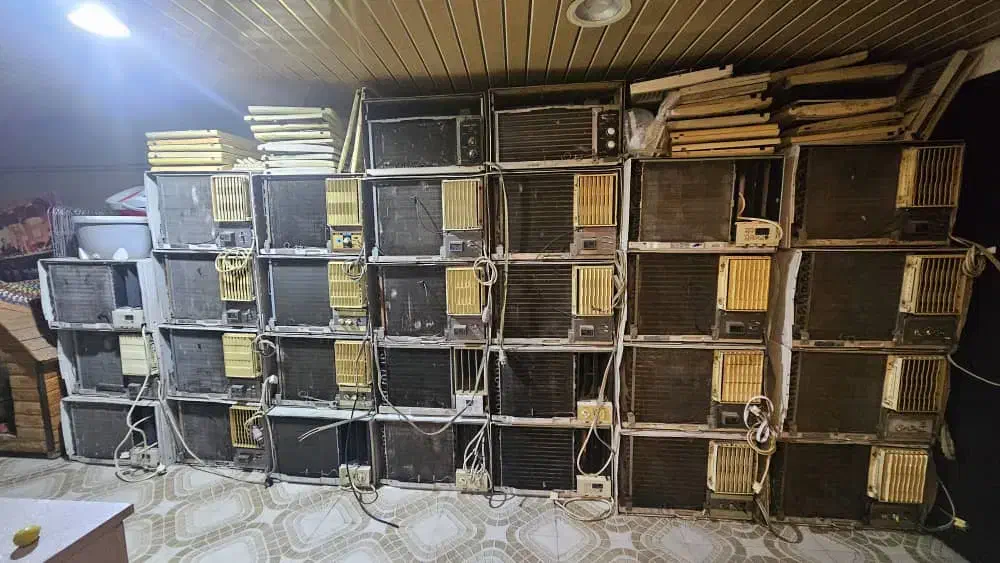 خرید و فروش کولر پنحره ای و اسپیلت غیره سالم سوخته|کولر گازی و فن‌کوئل|رشت, خواهر امام|دیوار