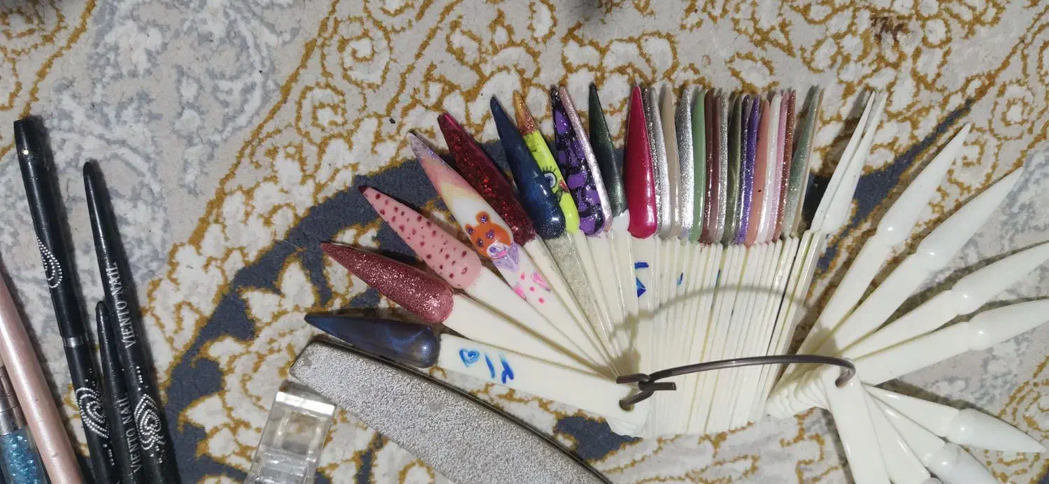 وسایل کاشت ناخن|آرایشی، بهداشتی، درمانی|نیشابور, گنبد سبز|دیوار