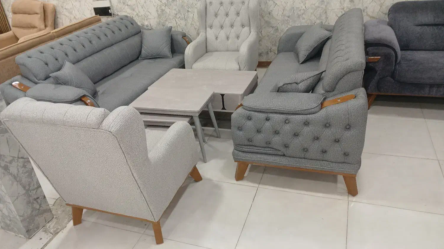 مبل ومیزنهار خوری|مبلمان خانگی و میز عسلی|تولم شهر, |دیوار