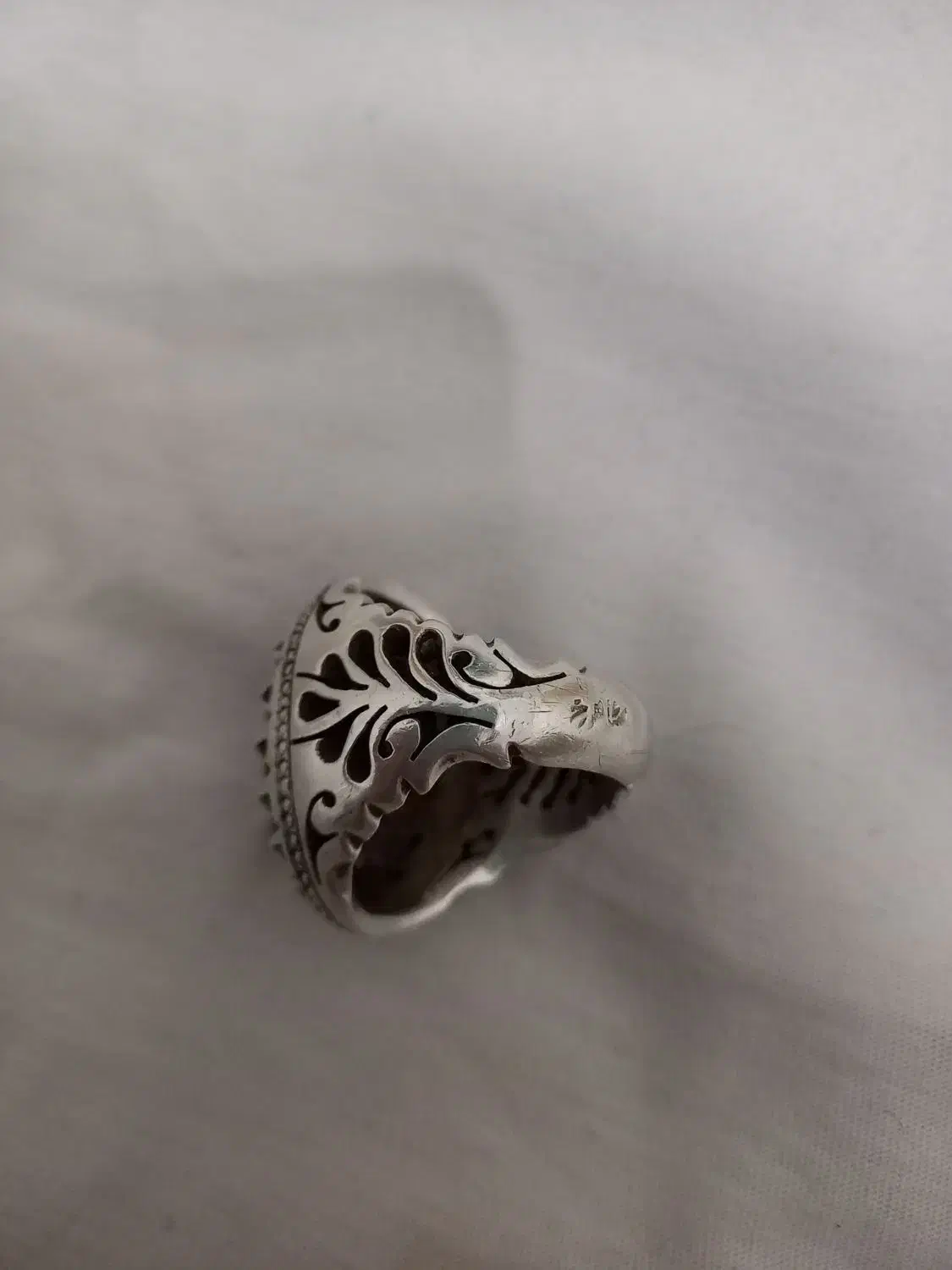 انگشتر نقره نگین فیروزه نیشابور اصل|جواهرات|معصومیه, |دیوار