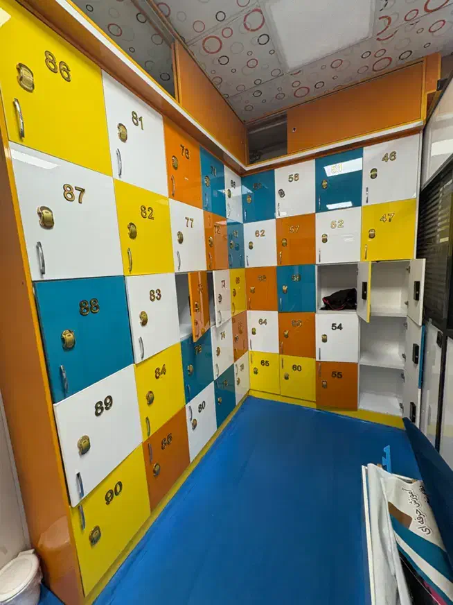 کمد باشگاه بدنسازی با قفل مقناطیسی|تجهیزات ورزشی|کرج, عظیمیه|دیوار