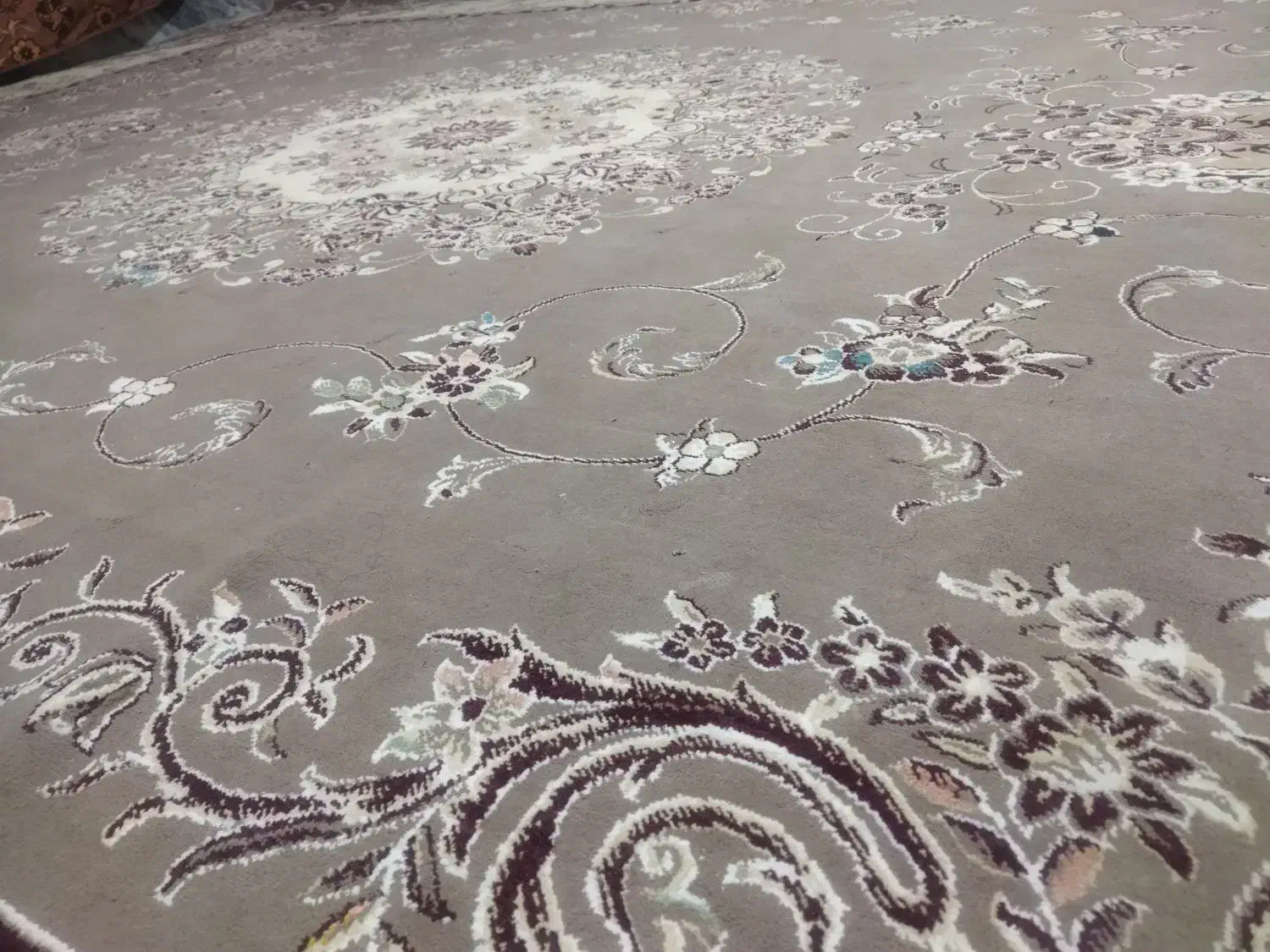 فرش ۱۲متری فقط دونیم بدره هندمینی هستم|فرش|هندمینی, |دیوار