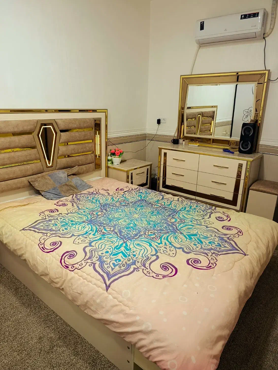 سرویس خواب دونفره درحدنو|تخت و سرویس خواب|اهواز, اسلام آباد شرقی|دیوار