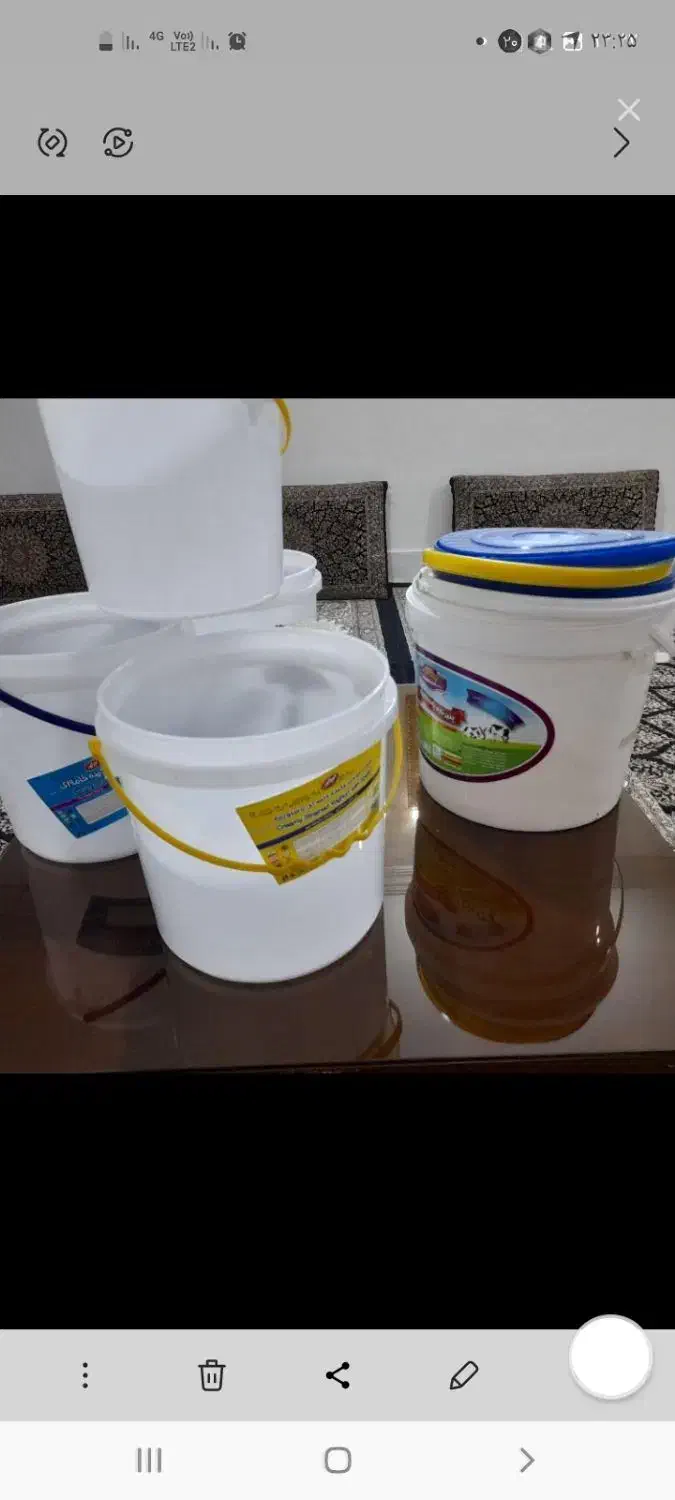 سطل ۱۵ کیلویی پنیر تمیز|ظروف نگهدارنده، پلاستیکی، یک‌بارمصرف|مشهد, خواجه ربیع|دیوار