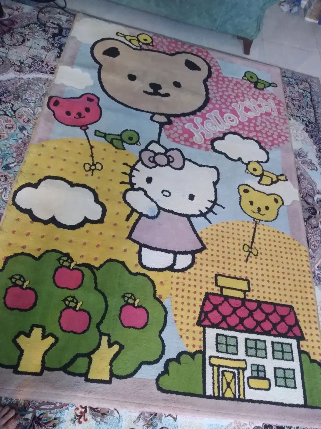 گلیم فرش ۸۰۰|گلیم، جاجیم، گبه|بابل, |دیوار