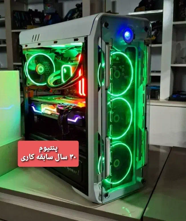 کیس گیمینگ مناسب گیم ها روزدنیا(پنتیوم۳۰سال سابقه)|رایانه رومیزی|اراک, |دیوار