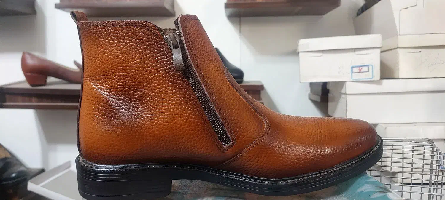 نیم بوت چرم طبیعی|کیف، کفش، کمربند|کرج, خرمدشت|دیوار