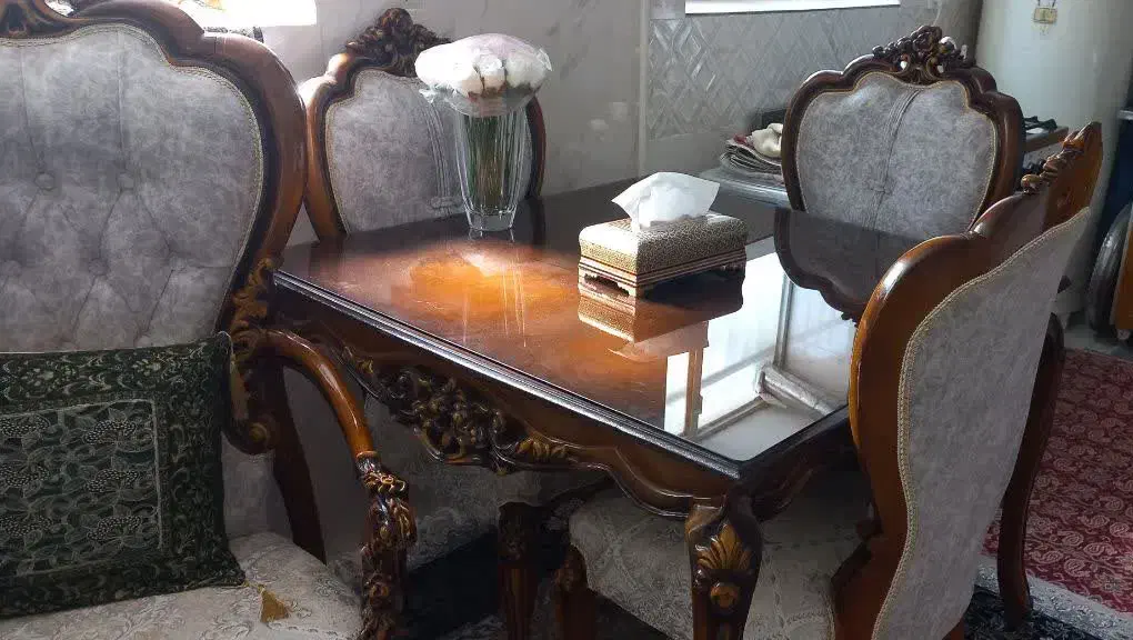 مبل استیل ۹ نفره و غذا خوری ۴|مبلمان خانگی و میز عسلی|ملایر, |دیوار