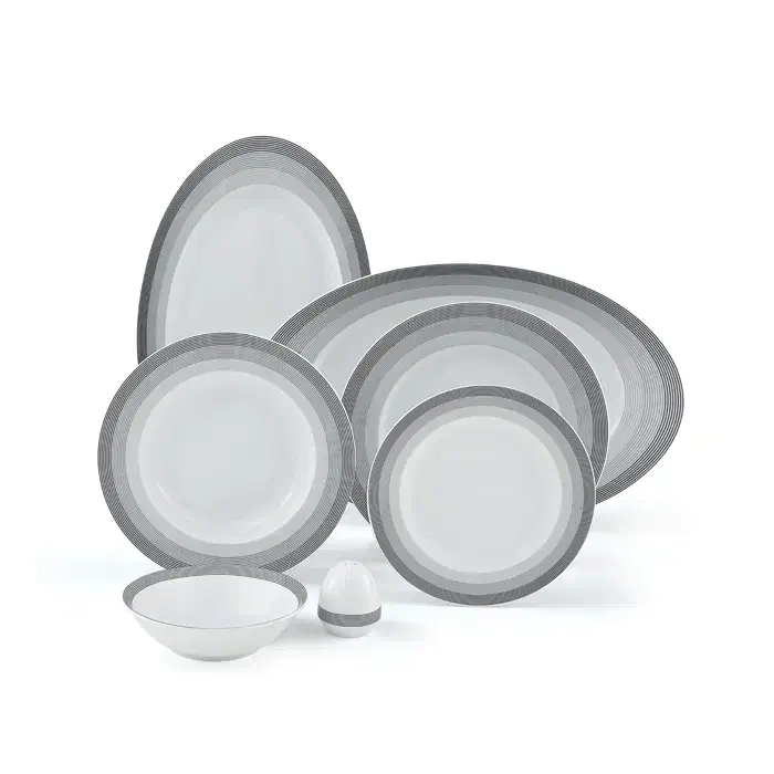 سرویس چینی ۲۸ پارچه زرین پلمپ ۶ نفره|ظروف سرو و پذیرایی|شیراز, شهرک بزین|دیوار