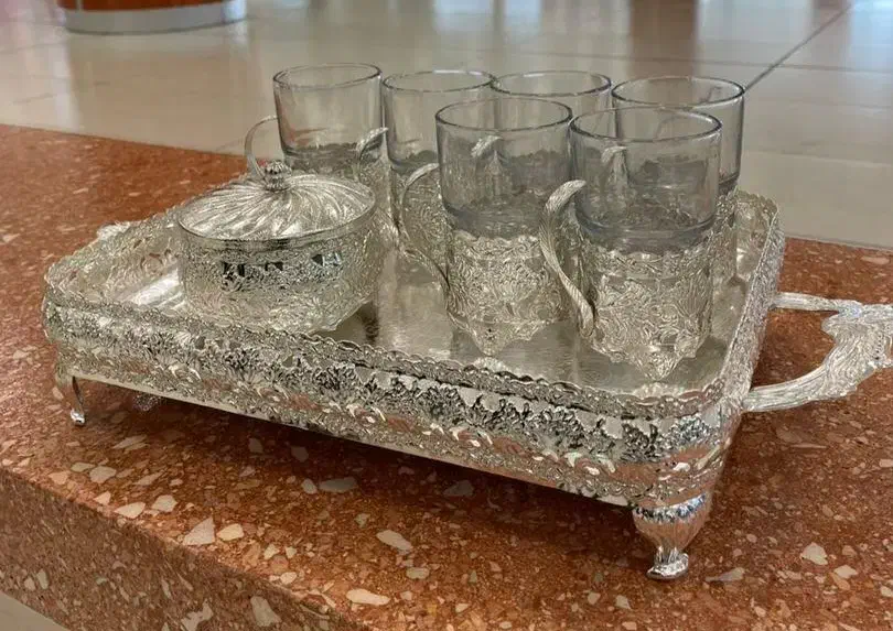 سینی و ست پذیرایی سیلور|ظروف سرو و پذیرایی|تهران, صد دستگاه|دیوار