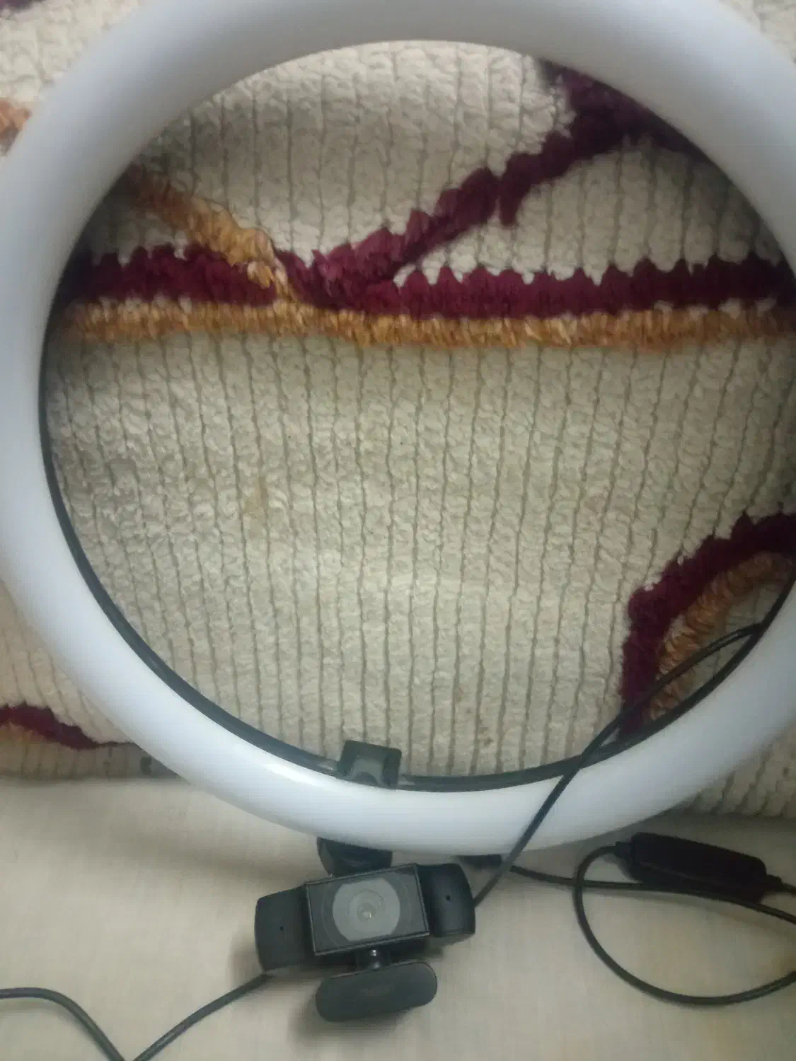 وبکم رپو  c200 و رینگ لایت ۳۰ سانتی|قطعات و لوازم جانبی رایانه|زابل, |دیوار