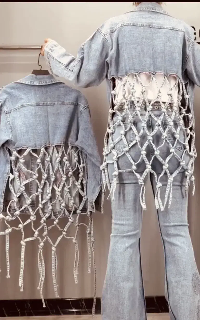 کت جین ربسه ای|لباس|کرمان, |دیوار