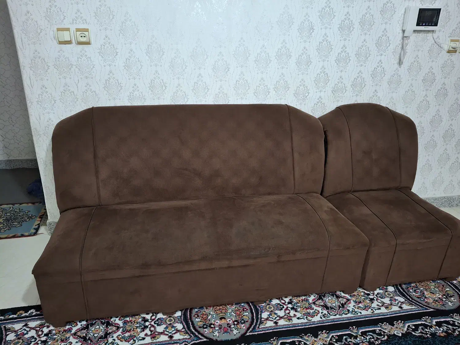 مبل هفت نفره راحت|مبلمان خانگی و میز عسلی|چاف و چمخاله, |دیوار