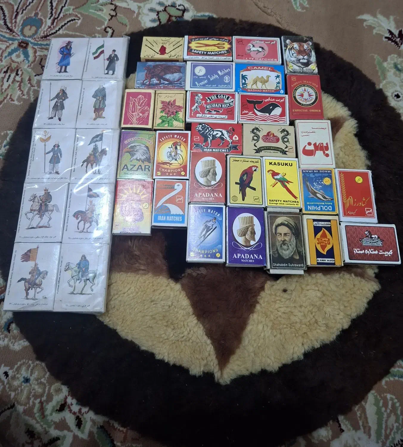 کبریت قدیمی|کلکسیون اشیاء عتیقه|آبادان, |دیوار