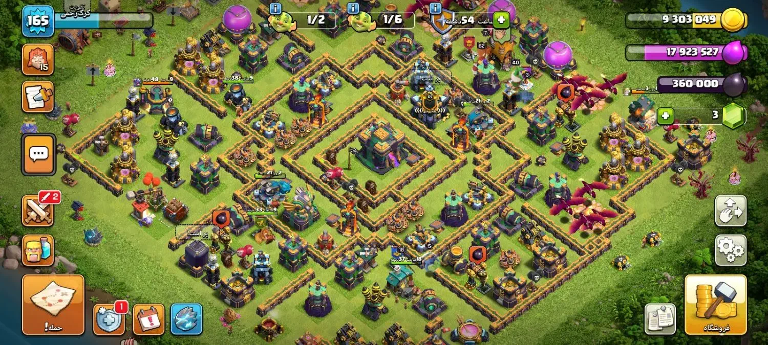 اکانت کلش تا 14 و تان 12|کنسول، بازی ویدئویی و آنلاین|مهریز, |دیوار