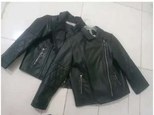 دو عدد کاپشن چرم نو|کفش و لباس بچه|تهران, مختاری|دیوار