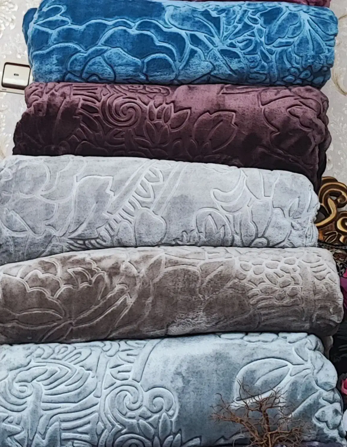 پتو عمده|رختخواب، بالش، پتو|خرمآباد, |دیوار