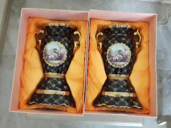 دو عدد(یک جفت)گلدان لیلی مجنون سرمه ای/ سرخکن مینی|صنایع دستی و سایر لوازم تزئینی|تبریز, |دیوار