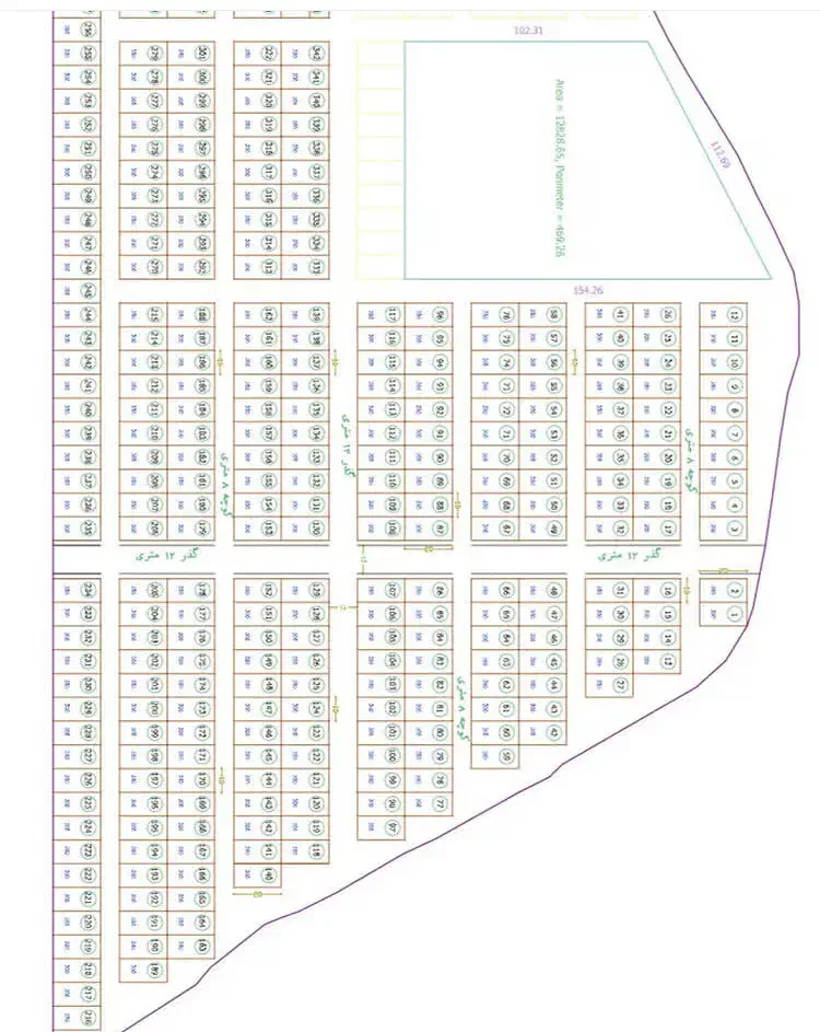 زمین در برازجان جاده کارخانه آسفالت|فروش زمین و ملک کلنگی|برازجان, |دیوار