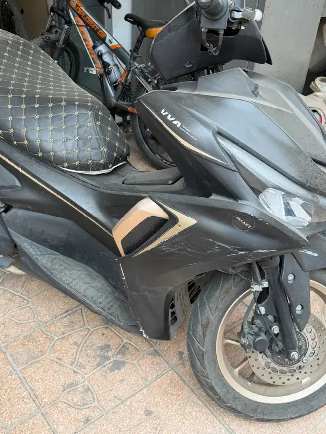 موتور گلکسی شال طلا|موتورسیکلت|اراک, |دیوار