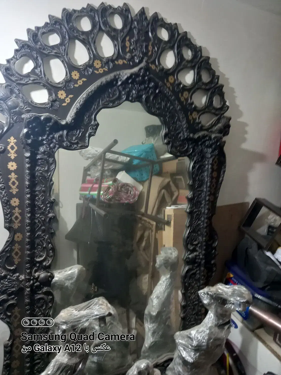 آیینه و شمعدانی|صنایع دستی و سایر لوازم تزئینی|الوند, |دیوار