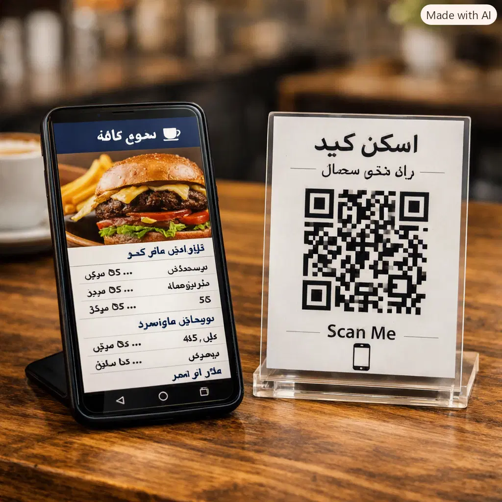 ساخت منو دیجیتال رستوران QR code|کافیشاپ و رستوران|تهران, الهیه|دیوار
