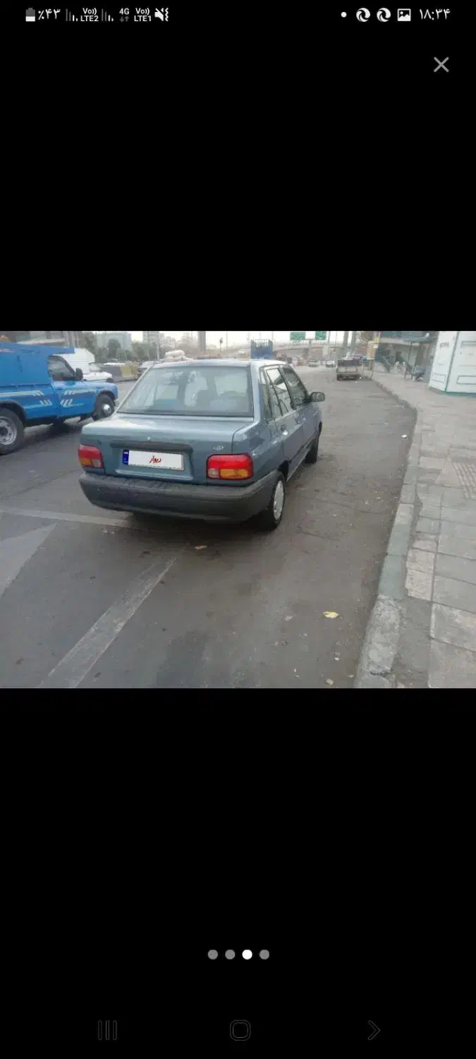 پراید بی رنگ شاسی سالم کم کار|خودرو سواری و وانت|کاشان, سه راه پرورشگاه|دیوار