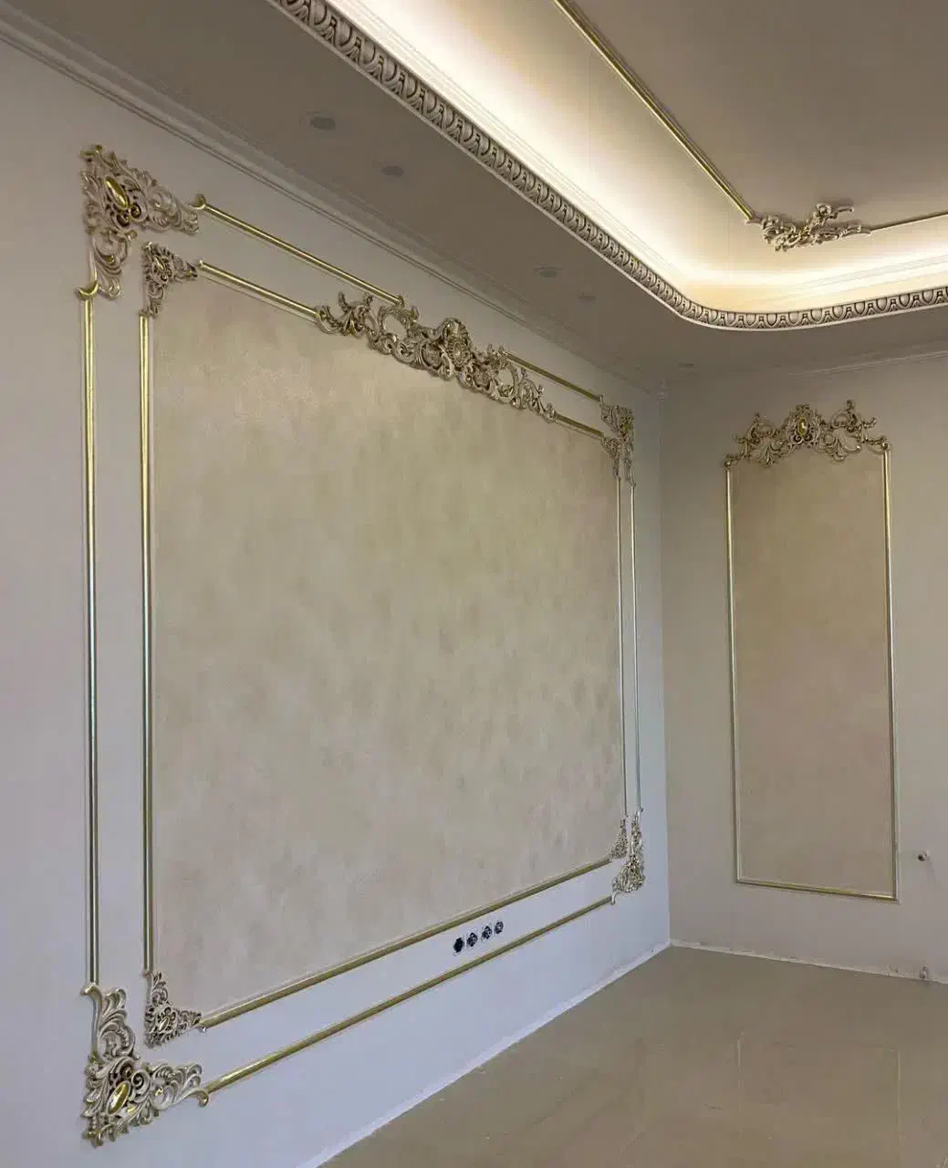 نقاشی ساختمان واجرای پتینه وگچبری|خدمات پیشه و مهارت|گلبهار, شهر جدید گلبهار|دیوار