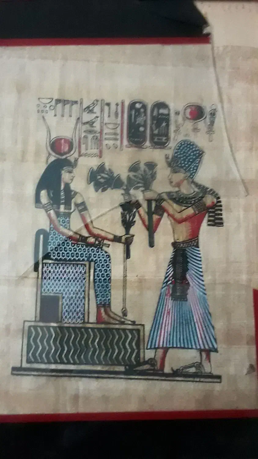 تابلوی عتیقه مصر باستان|کلکسیون اشیاء عتیقه|دهگلان, |دیوار