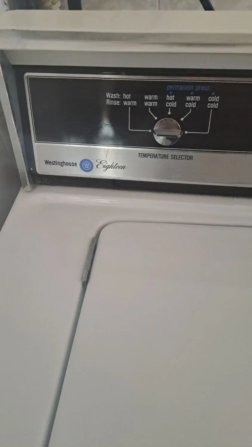 لباسشویی 18کیلوییwestinghouse امریکایی|ماشین لباسشویی و خشک‌کن لباس|ابریشم, |دیوار
