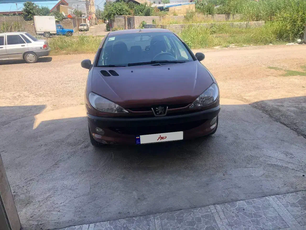 ۲۰۶ تیپ ۲ رنگ مسی|خودرو سواری و وانت|رشت, هلال احمر|دیوار