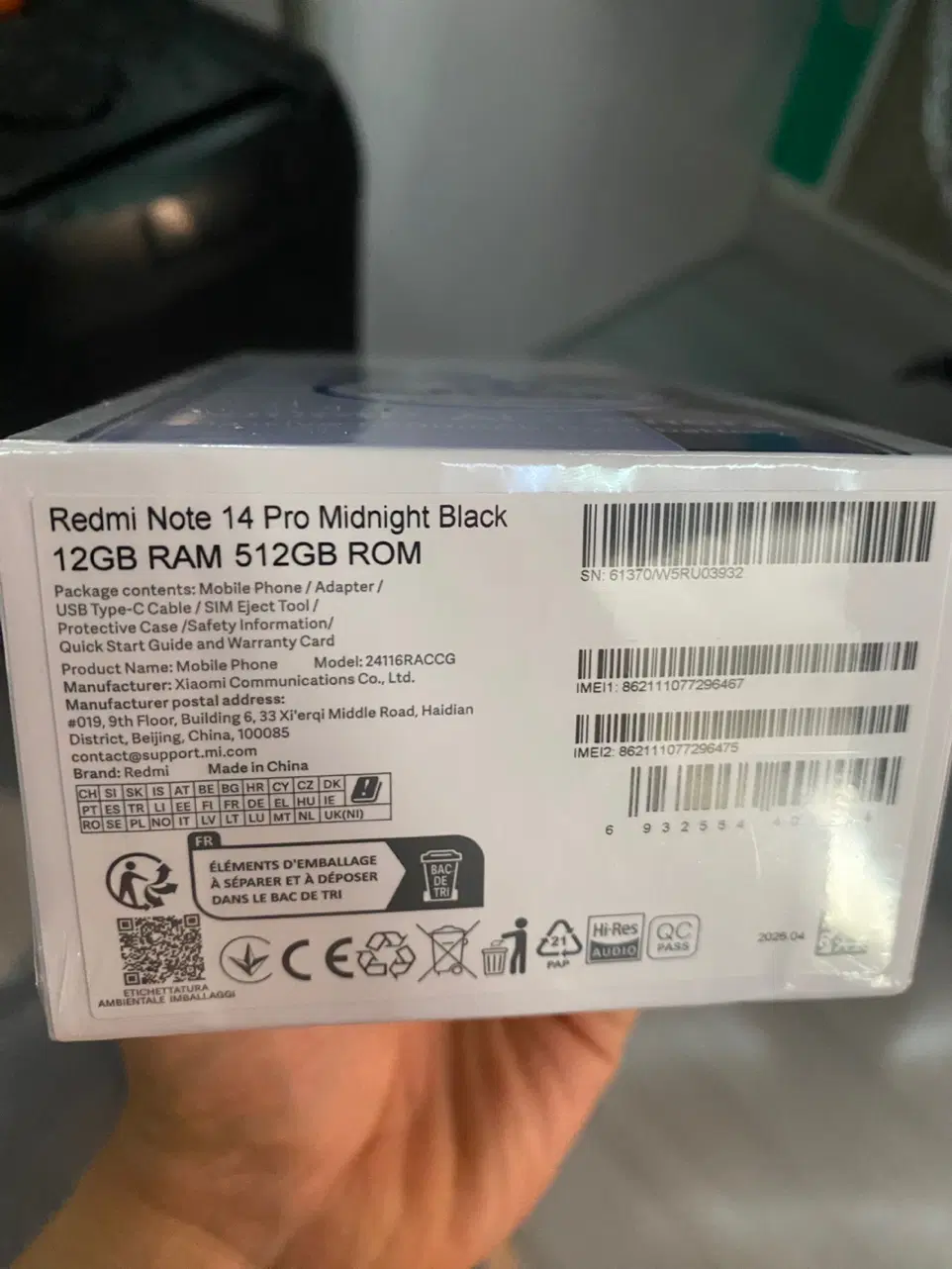 Redmi note 14 pro 512|موبایل|فردیس, دهکده|دیوار