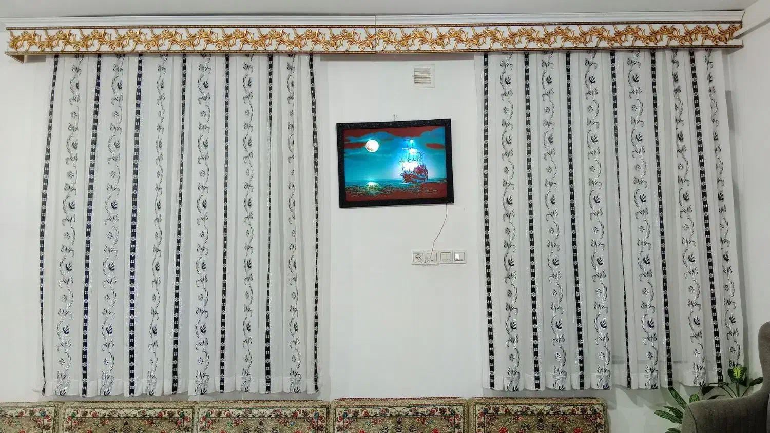 پرده و کتیبه|پرده، رانر، رومیزی|دهگلان, |دیوار