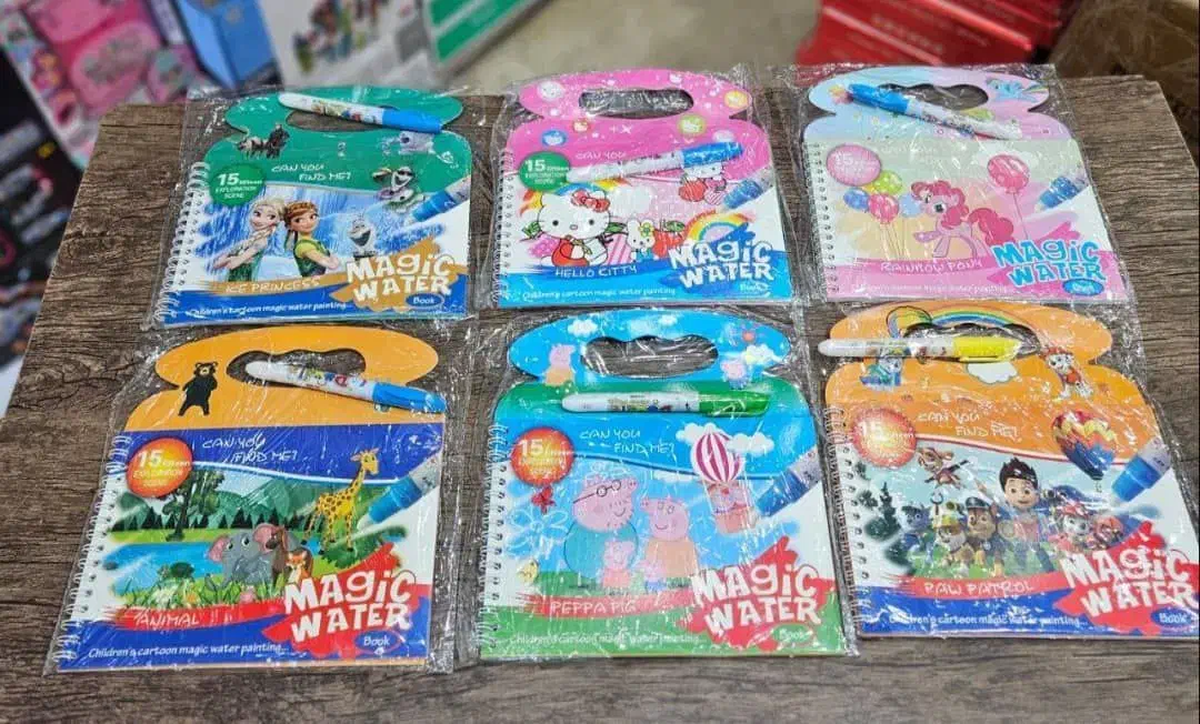 فروش ویژه واتربوک دفتر نقاشی جادویی|اسباب‌بازی بچه|تبریز, |دیوار