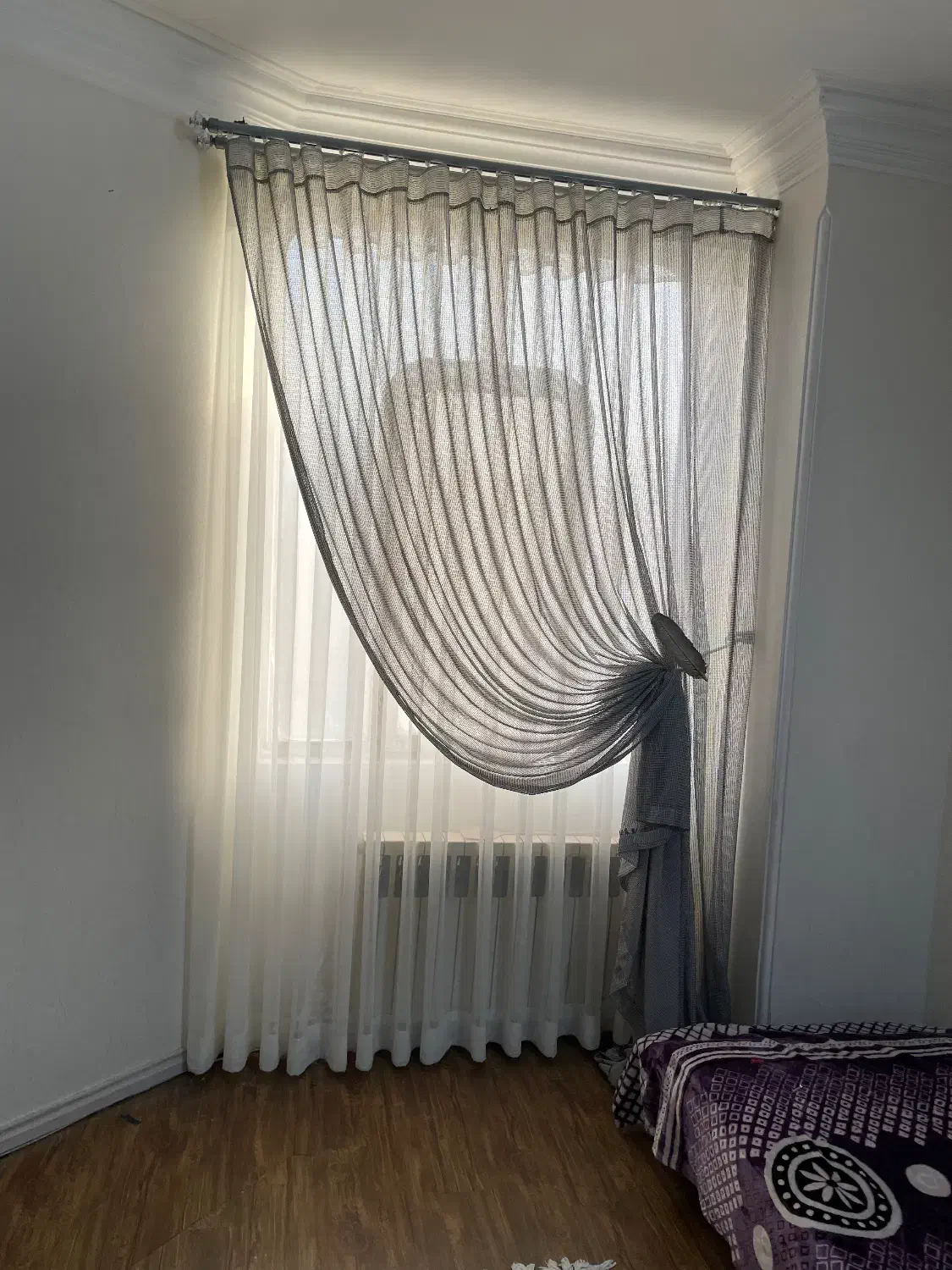 پرده مستاجرین پانچی|پرده، رانر، رومیزی|مشهد, احمدآباد|دیوار