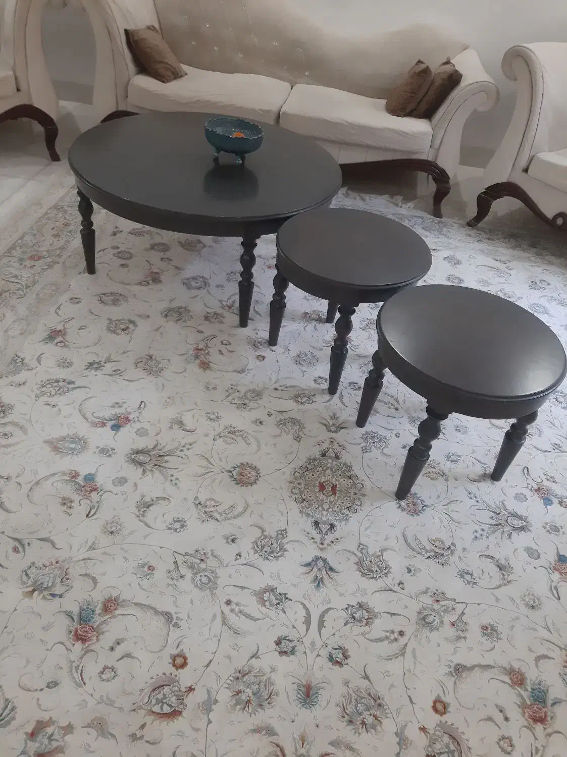 میز ودوتا عسلی چوب اصل ضدخش درحد نو|مبلمان خانگی و میز عسلی|پاوه, |دیوار