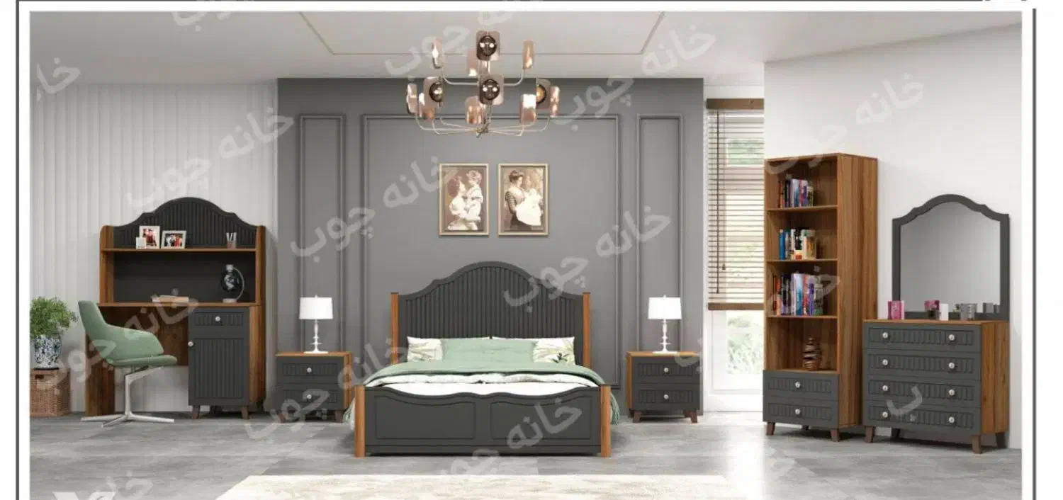 تخت خواب یکتا /*طراحی‌شده برای آرامش|تشک تختخواب|کرج, مصباح|دیوار