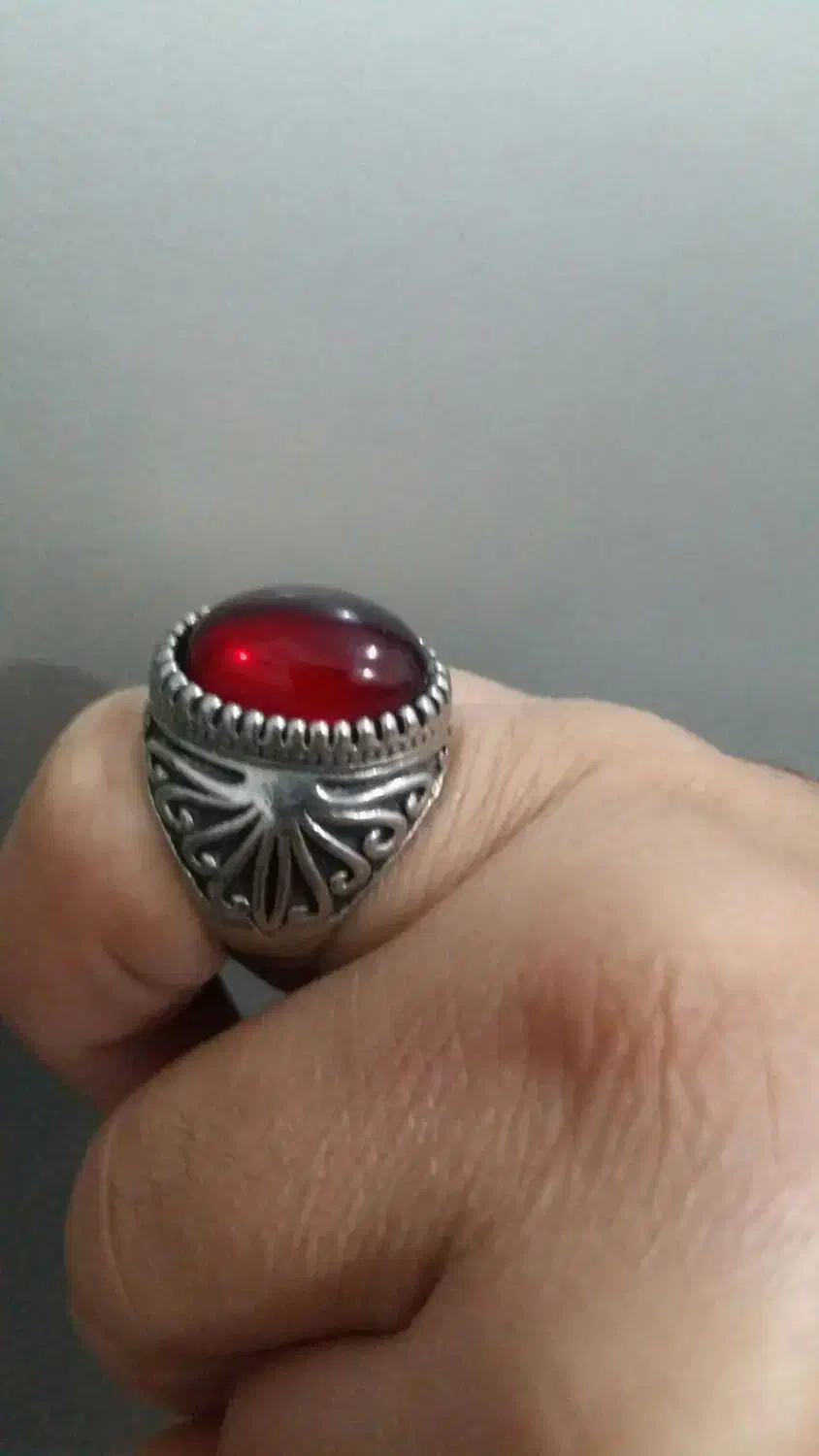 انگشترنقره یاقوت سرخ|جواهرات|تبریز, |دیوار
