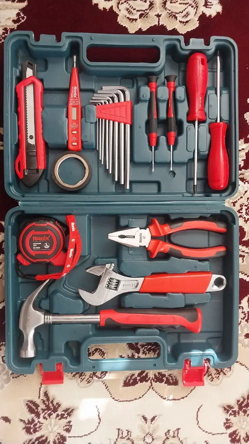 مجموعه ۱۲ تایی ابزار رونیکس|ابزارآلات|خلخال, |دیوار